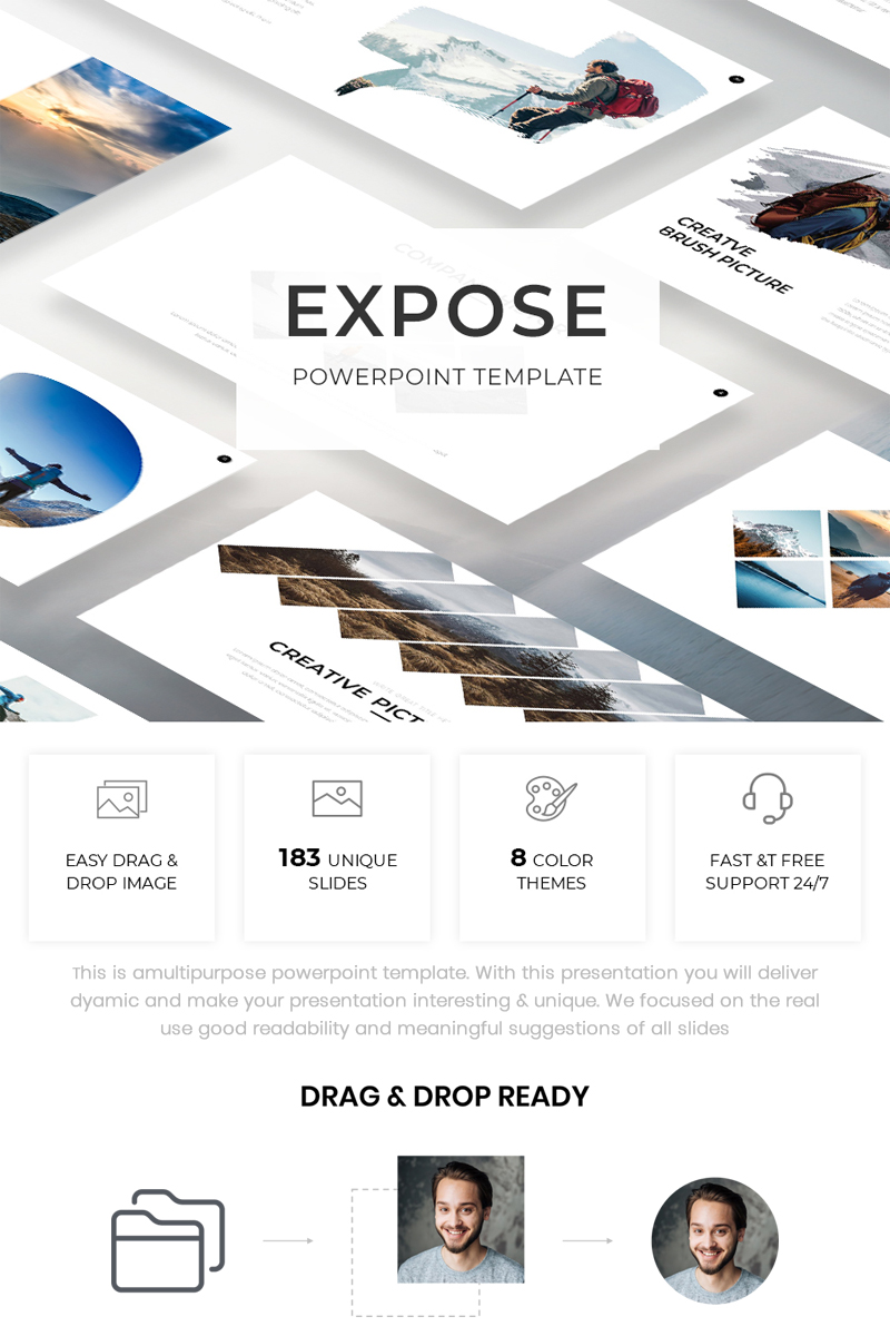 Expose - Creative 2019 PowerPoint template