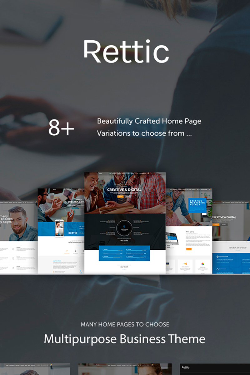 Rettic - Creative Agency HTML Website Template