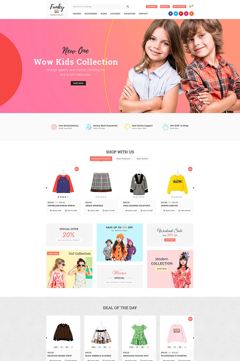 Funky Fashion Store Shopify Theme