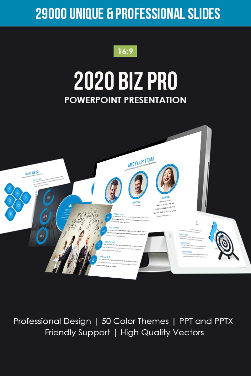 2020 Biz Pro PowerPoint template