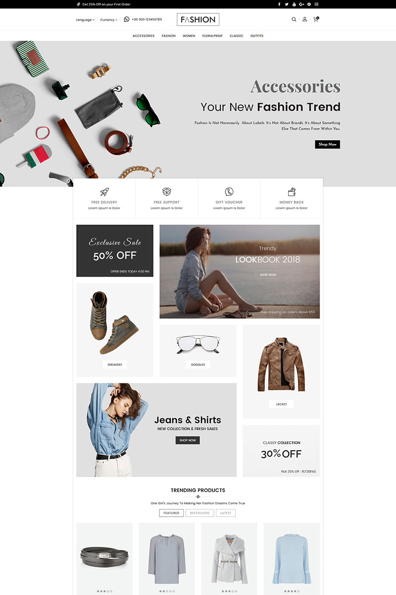 Fashion Clothing and Accessories Shopify Os 2.0 Theme