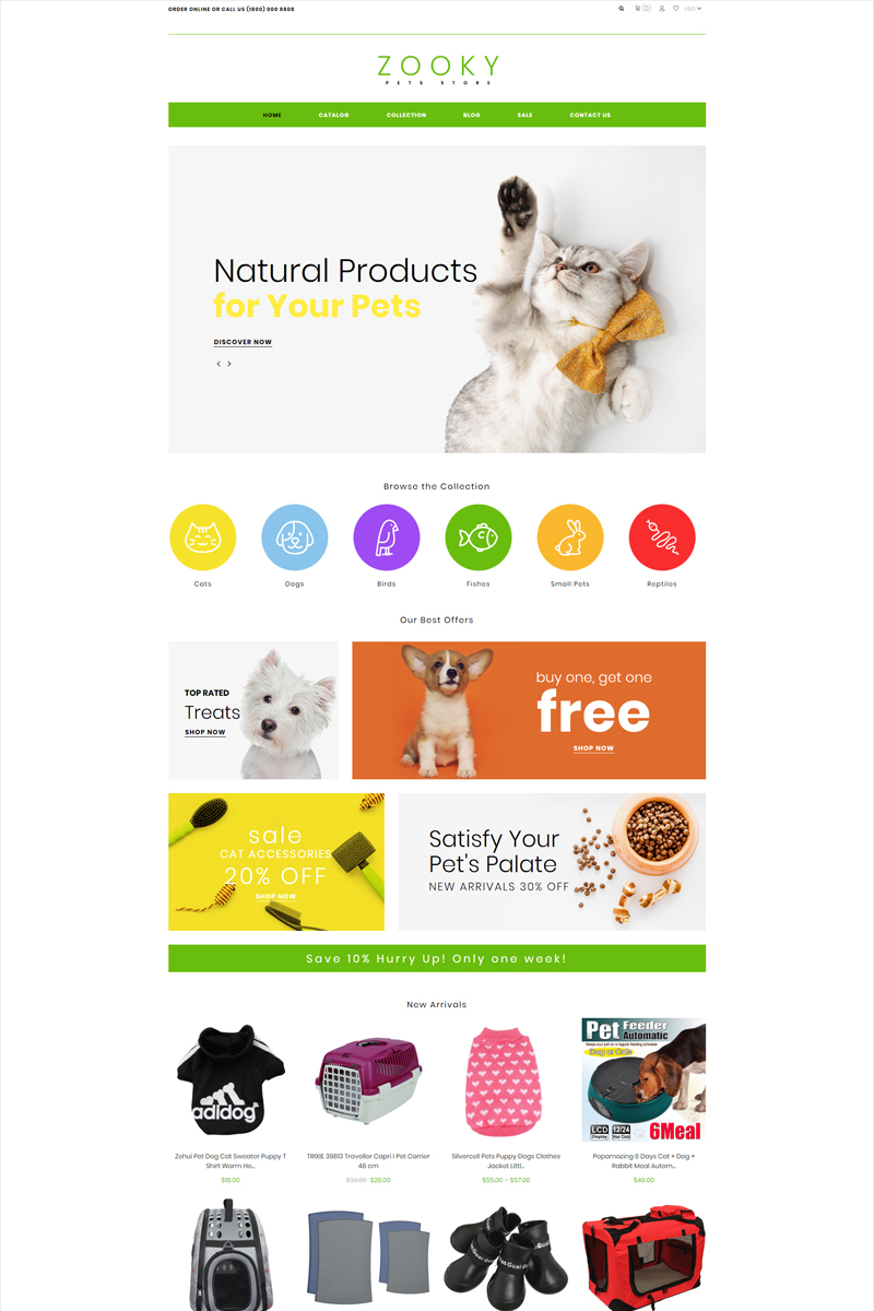 Zooky - Pets Shop E-commerce Clean Shopify Theme