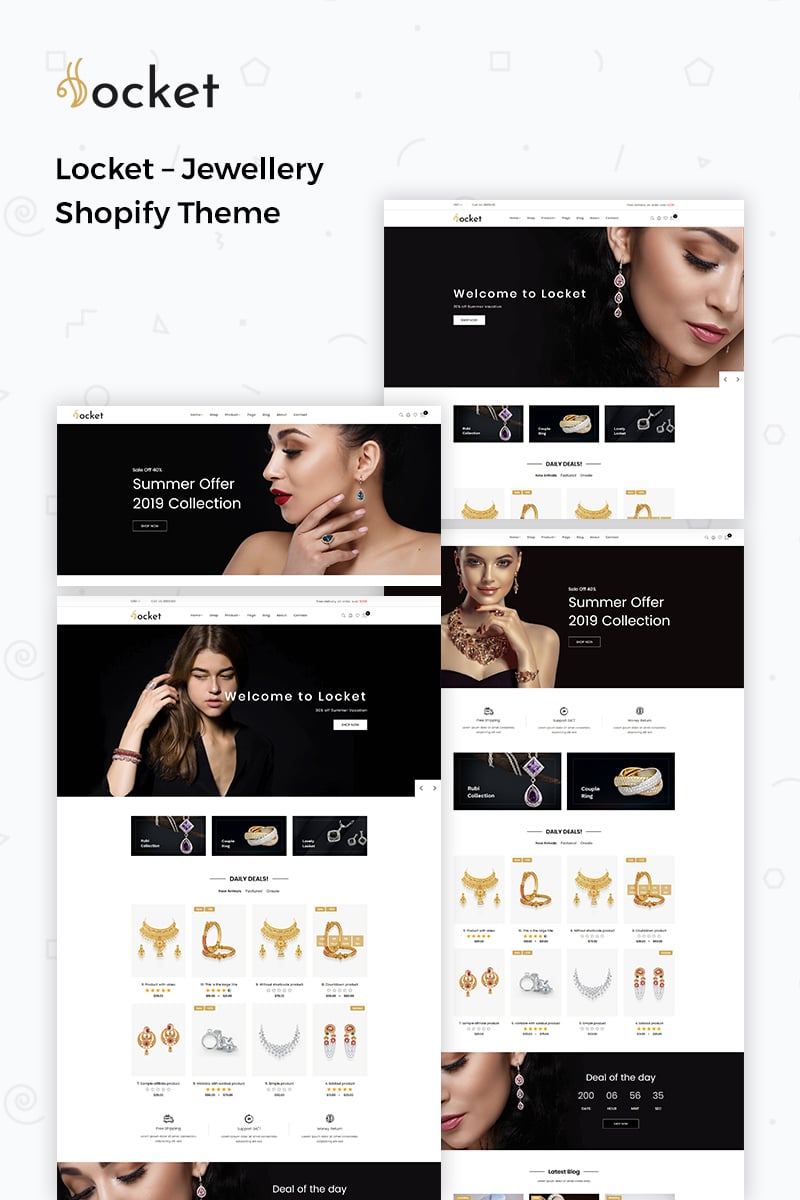 Locket - Jewellery Shopify Theme