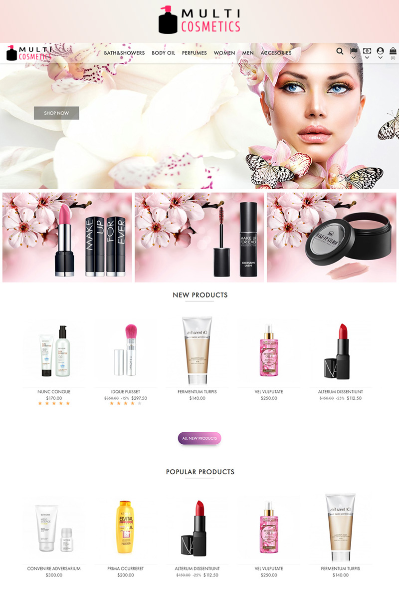 Multi Cosmetics PrestaShop Theme