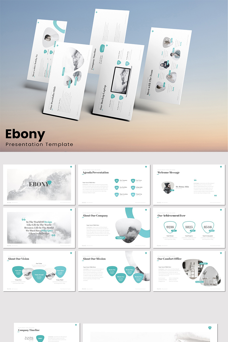 Ebony - PowerPoint template