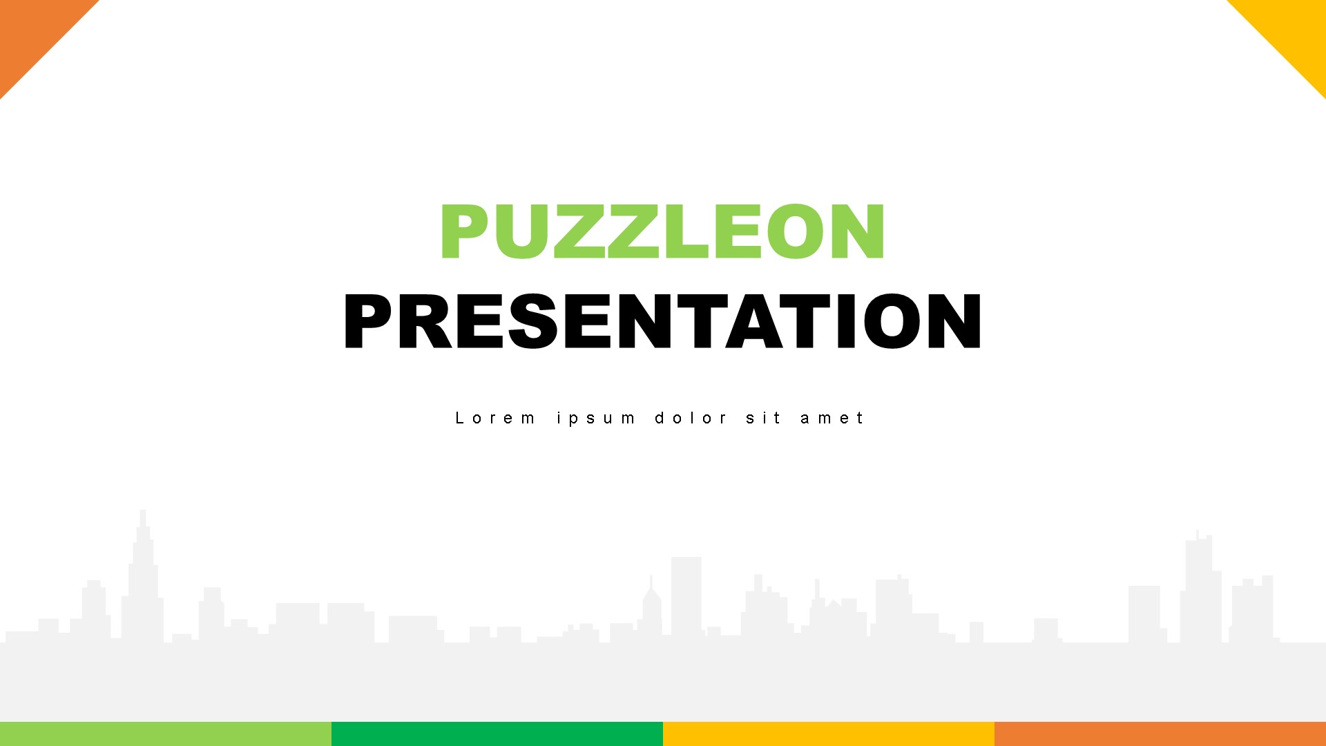 Puzzleon PowerPoint template