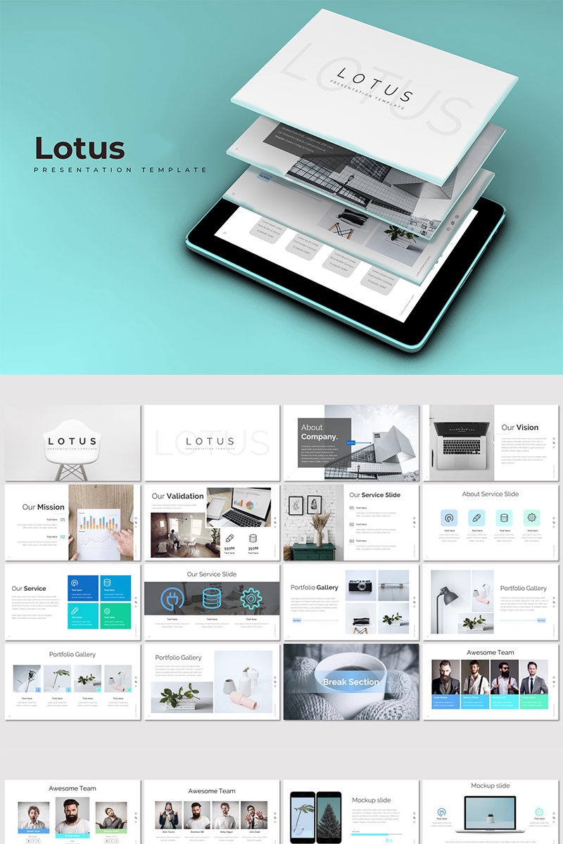 Lotus - PowerPoint template