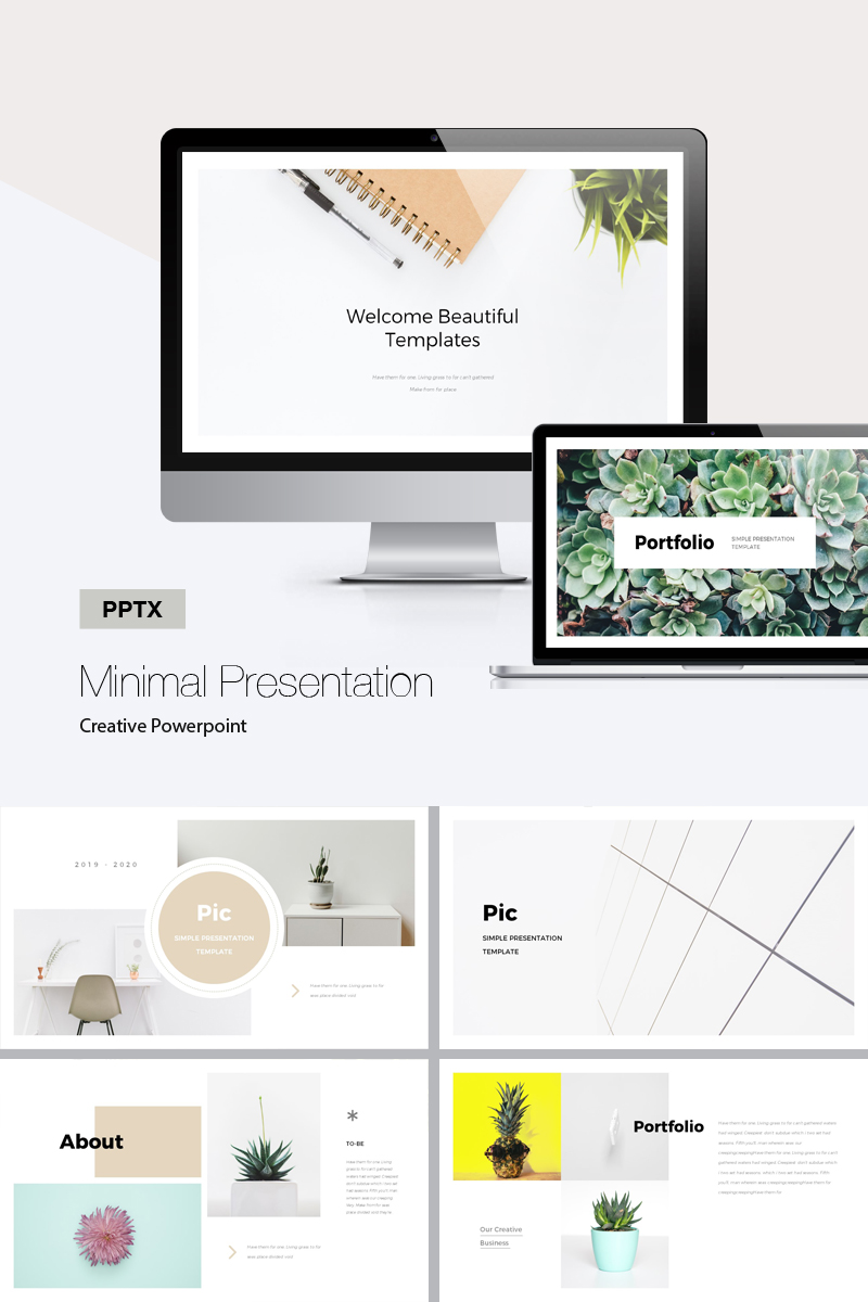 Portfolio Presentation PowerPoint template