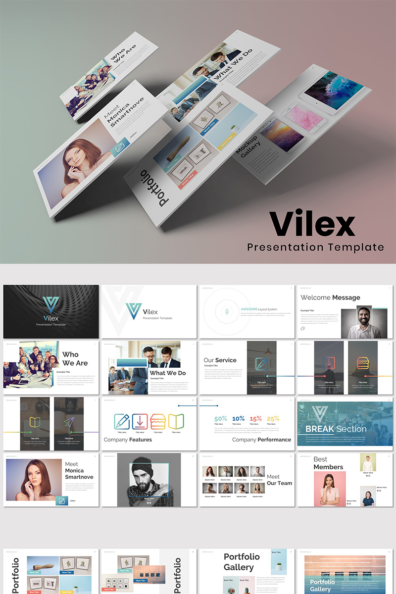 Vilex PowerPoint template