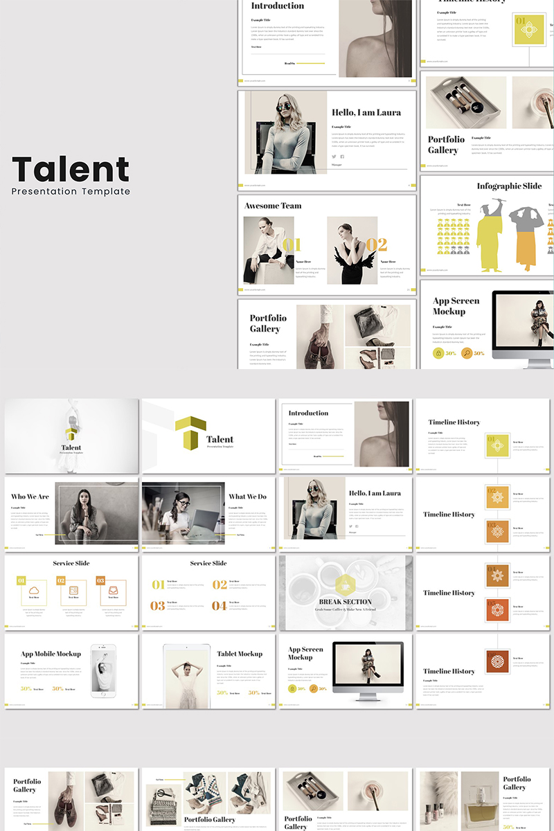 Talent PowerPoint template