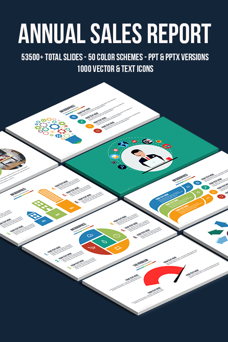 Sales Report Template Powerpoint