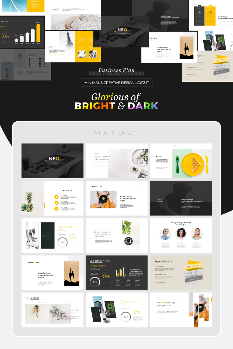 Neo Business PowerPoint template