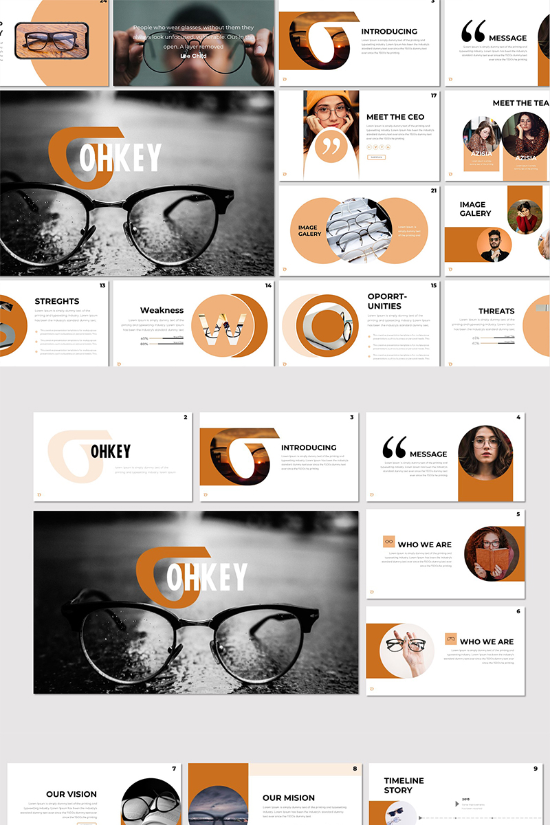 Ohkey - PowerPoint template