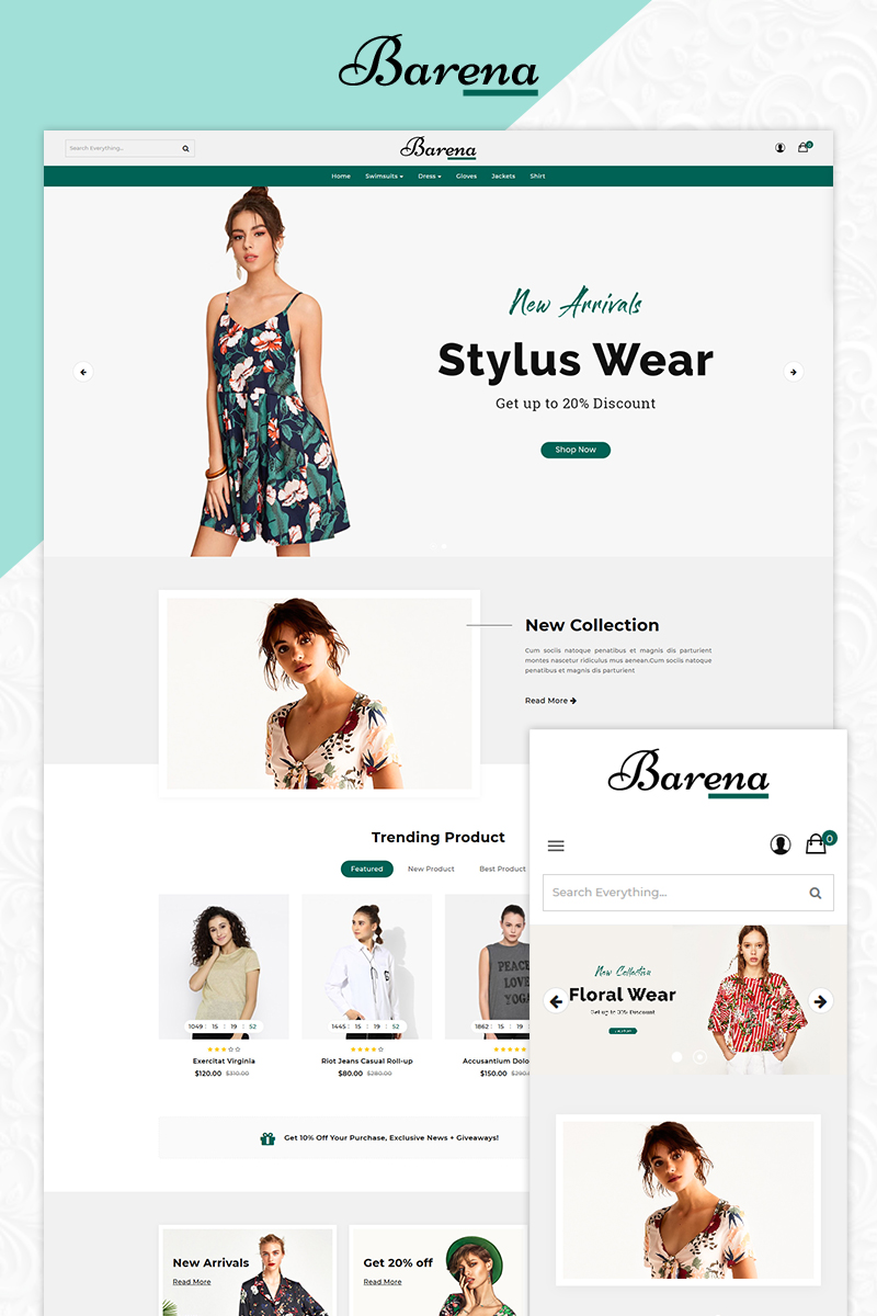 Fashion Banera Premium Store Opencart Template