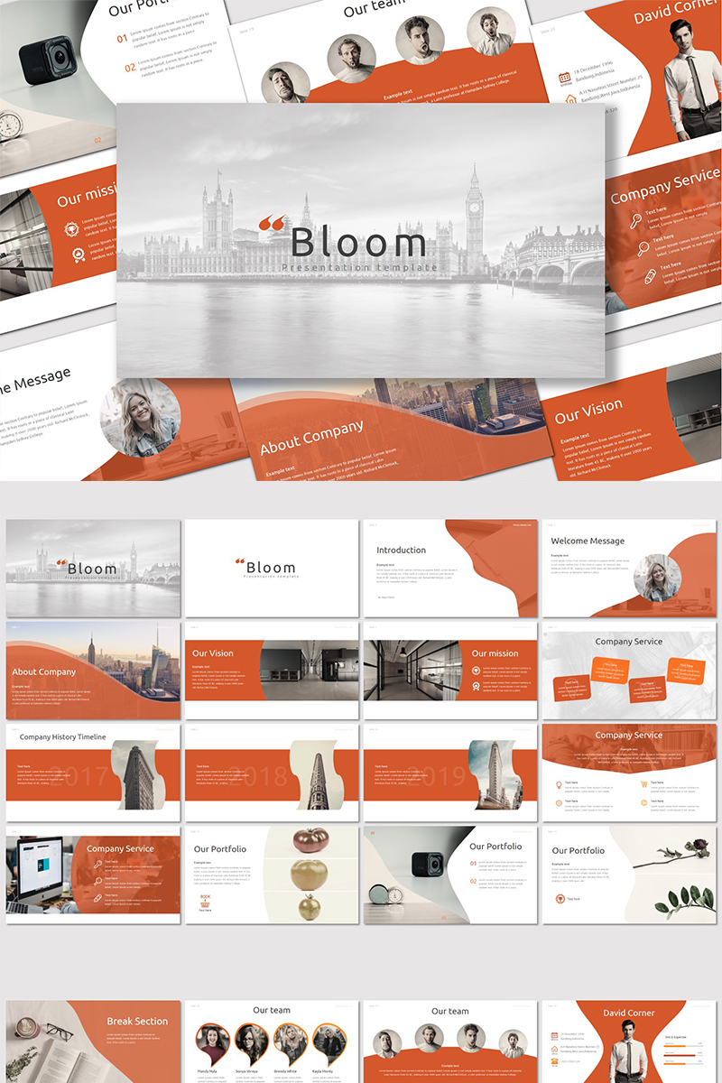 Bloom - PowerPoint template