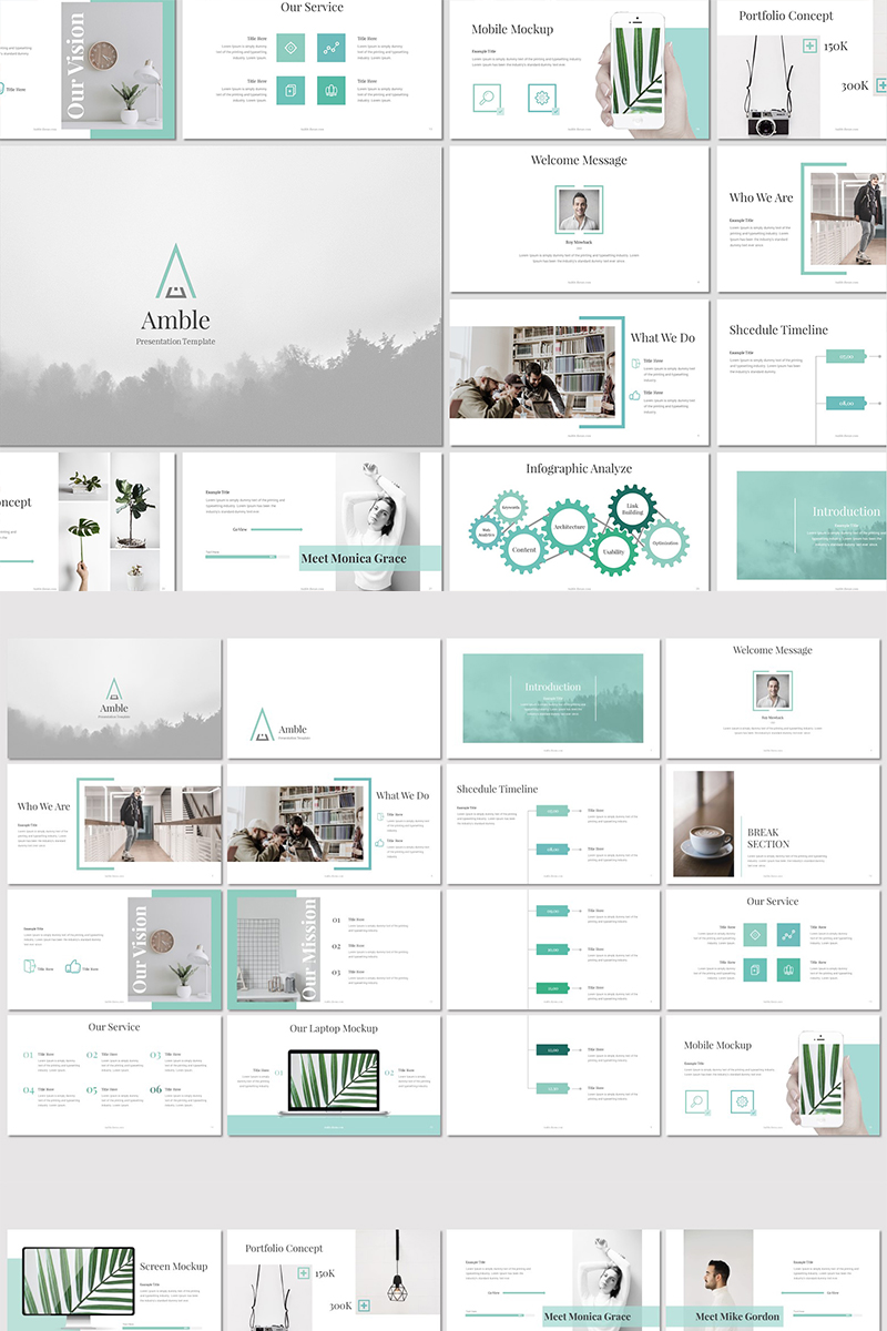 Amble - PowerPoint template