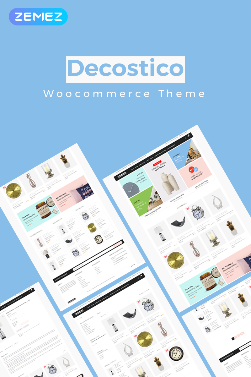 Decostico - Modern interior furniture Elementor WooCommerce Theme