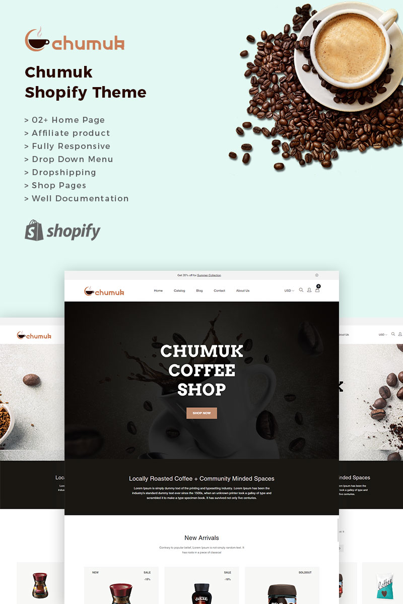 Chumuk - eCommerce Shopify Theme