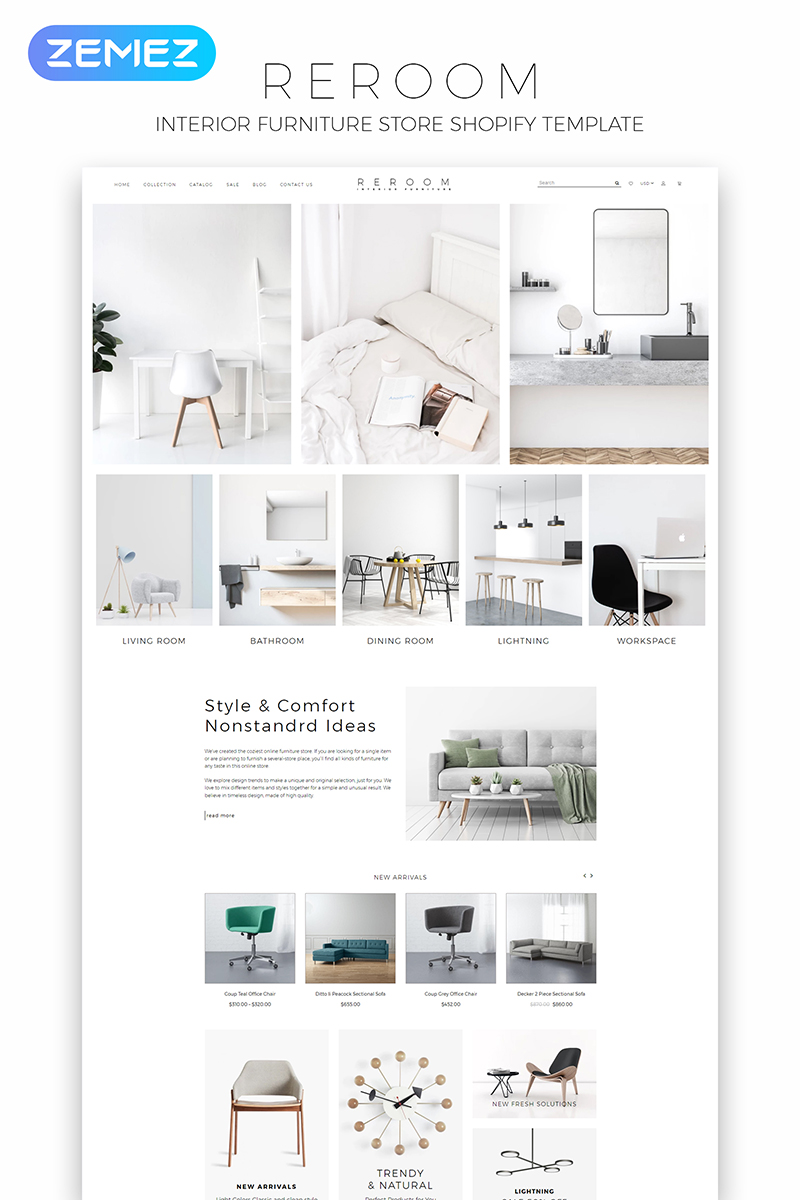 Elite Edge - Furniture Store Multipage Clean Online Store 2.0 Shopify Theme