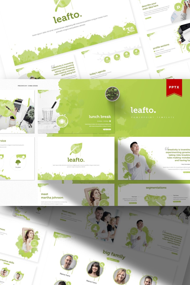 Leafto | PowerPoint template