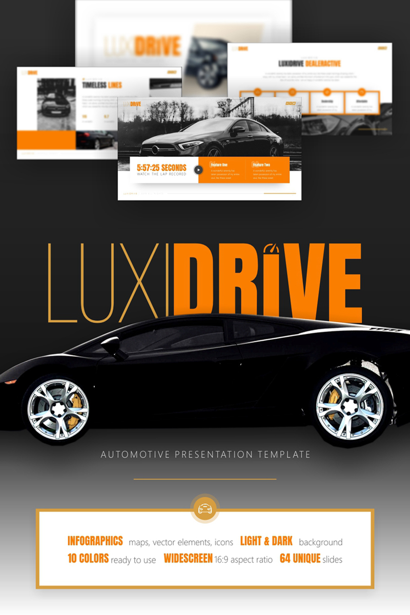 Luxidrive - Automotive PowerPoint template