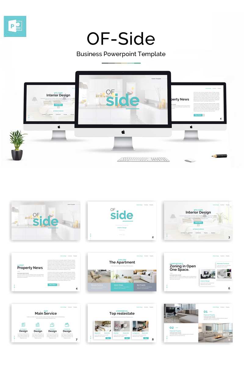 Of-Side PowerPoint template