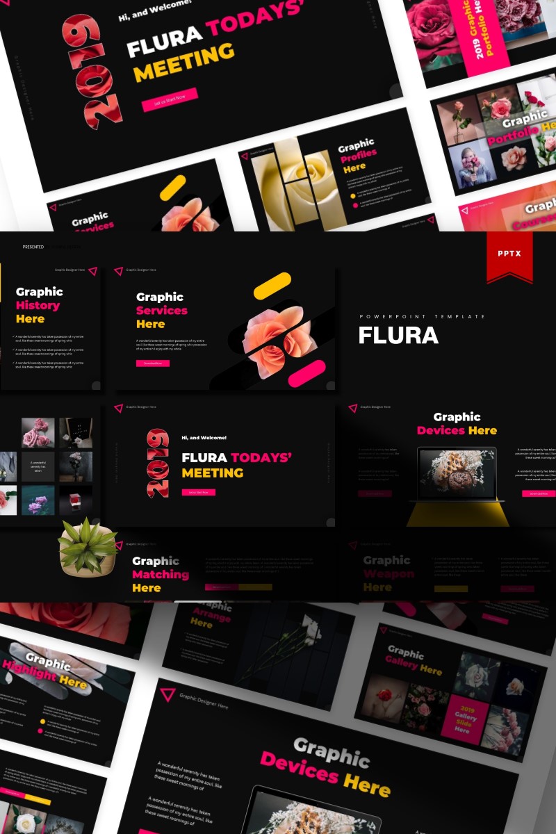 Flura | PowerPoint template