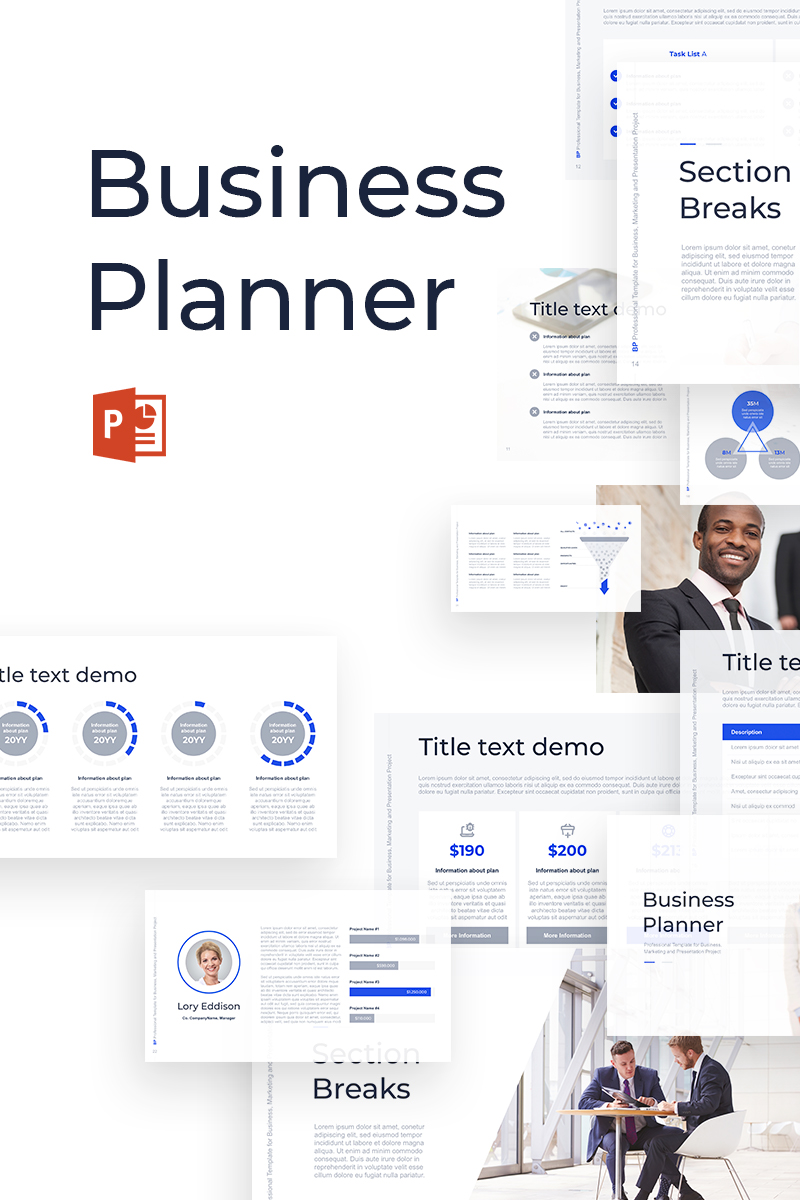 Business Planner PowerPoint template