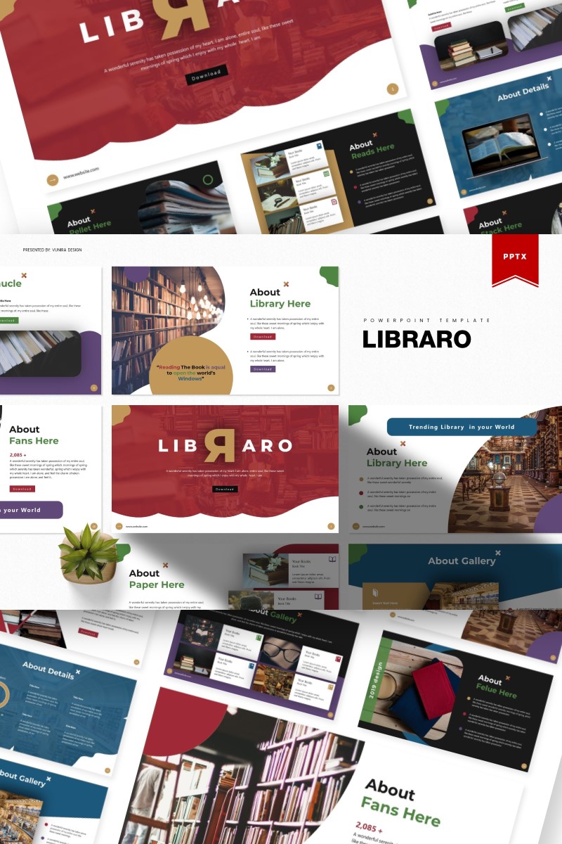 Libraro | PowerPoint template