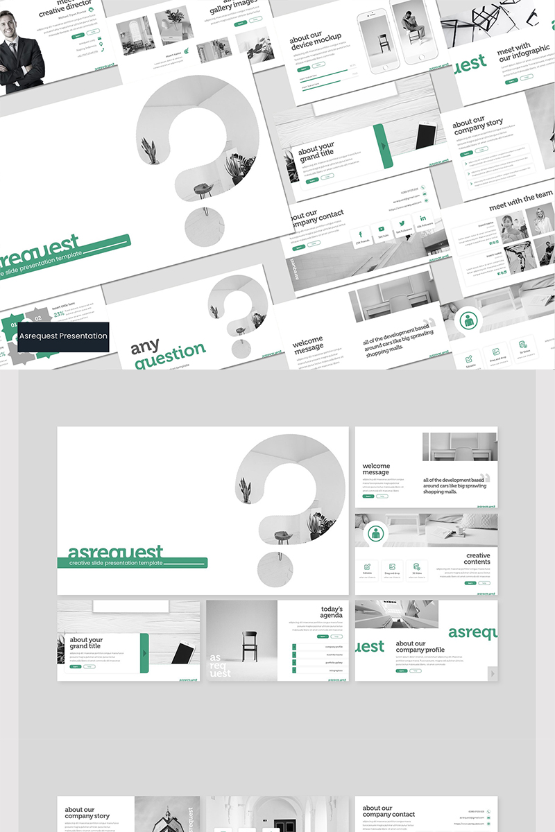 Asrequest - PowerPoint template