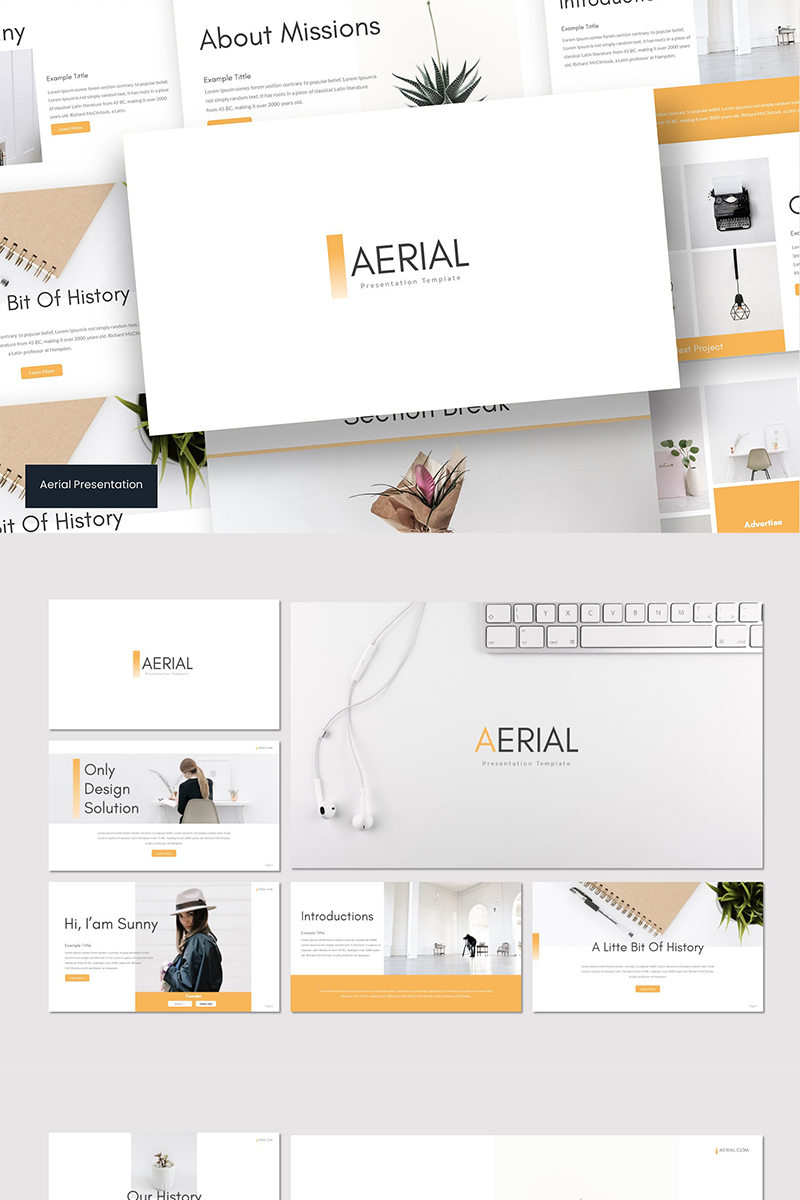 Aerial - PowerPoint template