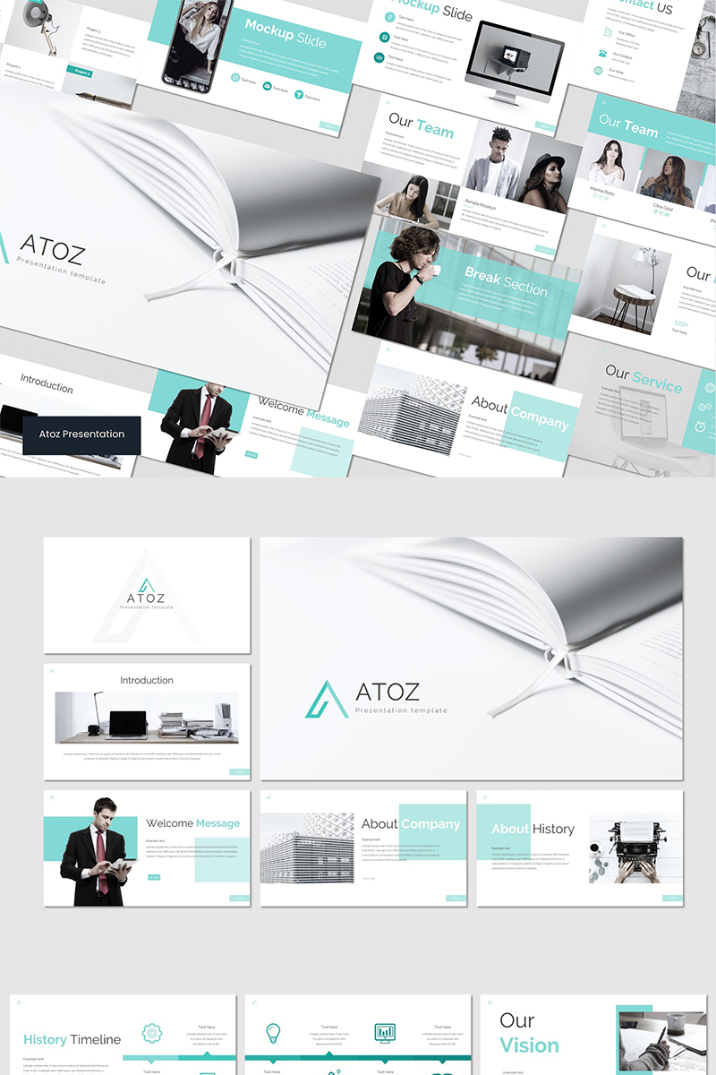 Atoz - PowerPoint template