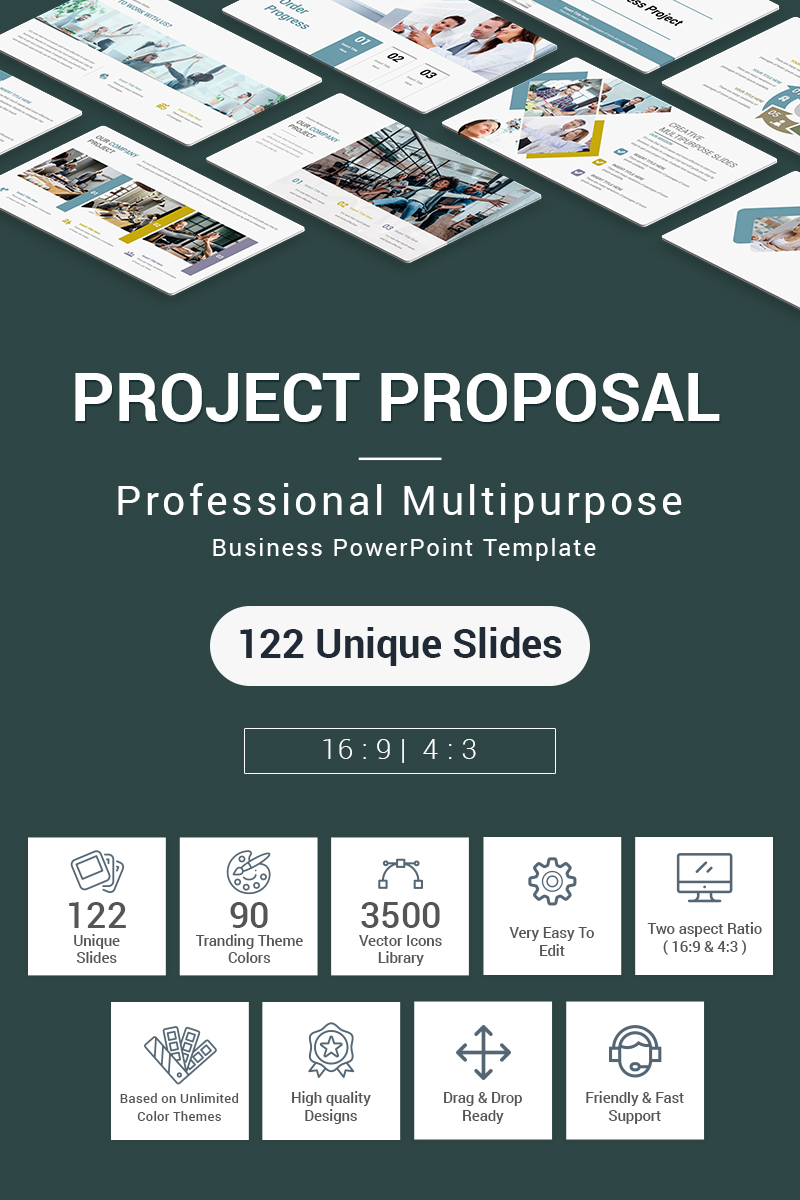 Project Proposal PowerPoint template