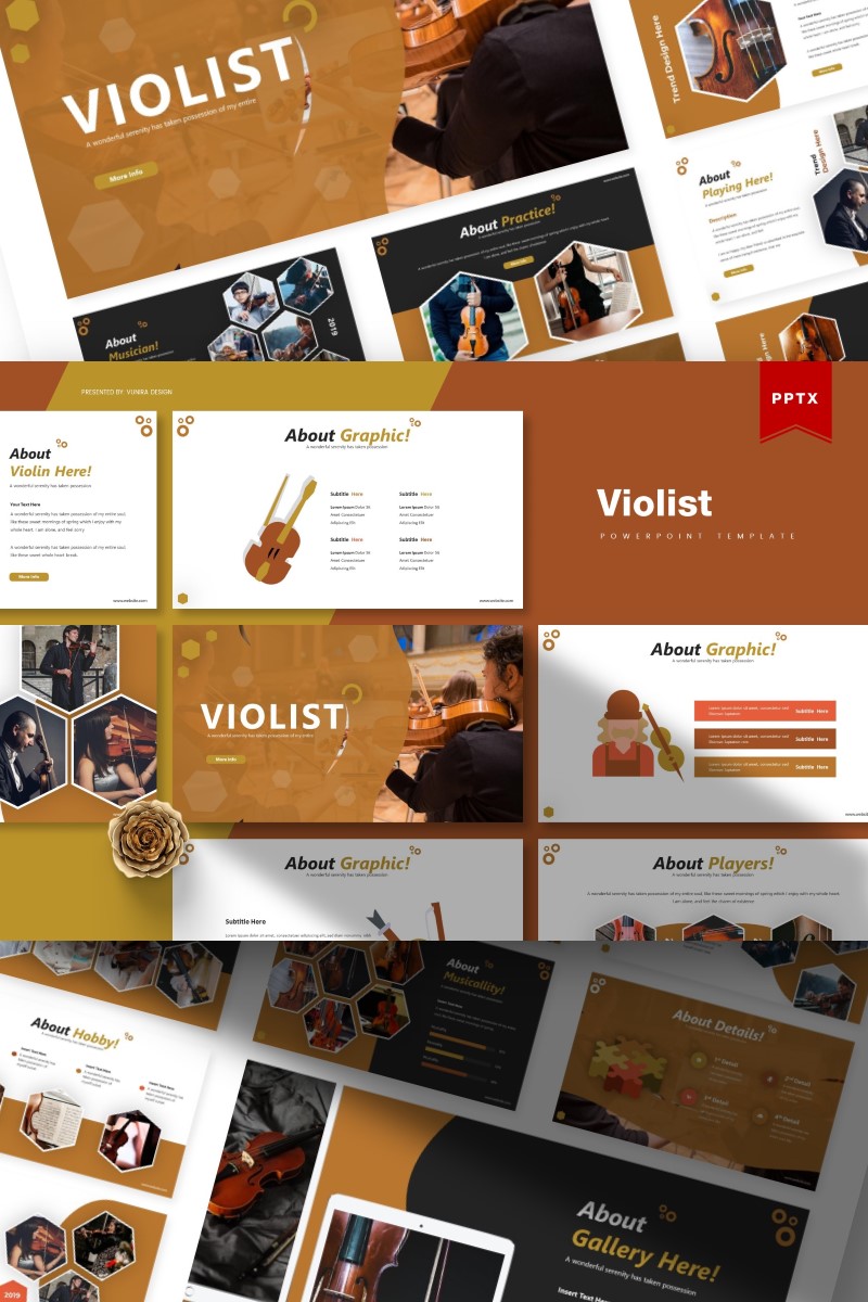 Violist | PowerPoint template