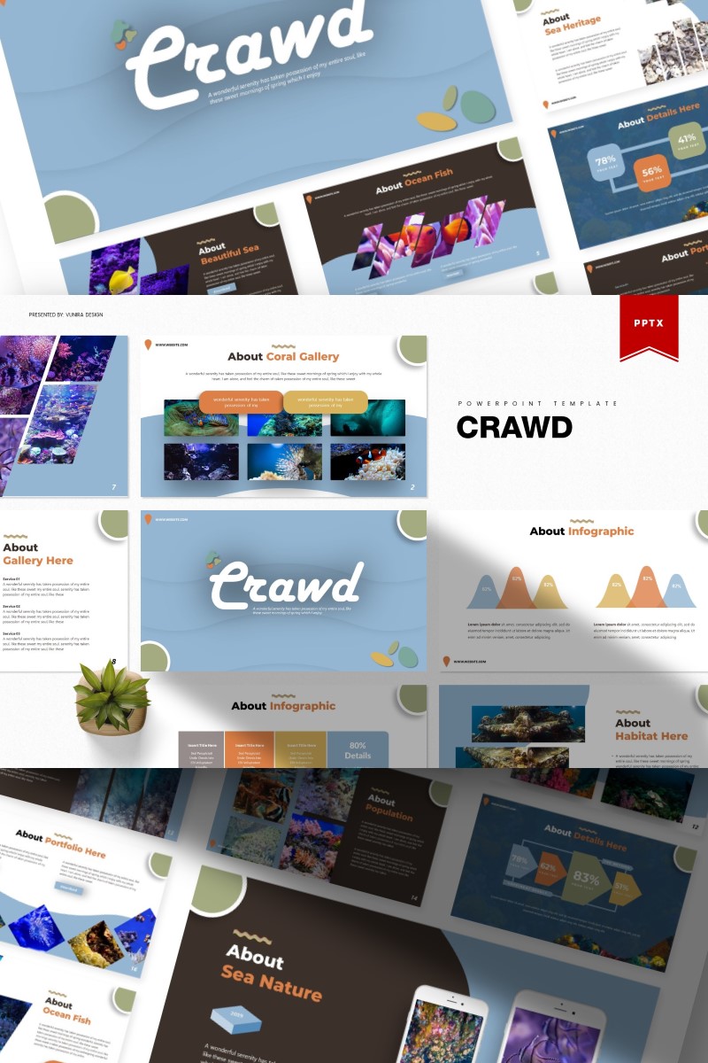Crawd | PowerPoint template