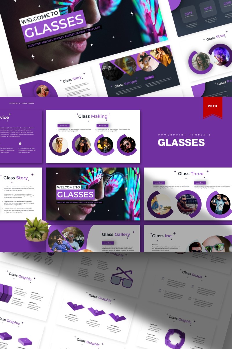 Glasses | PowerPoint template