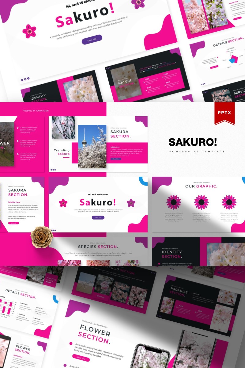 Sakuro! | PowerPoint template