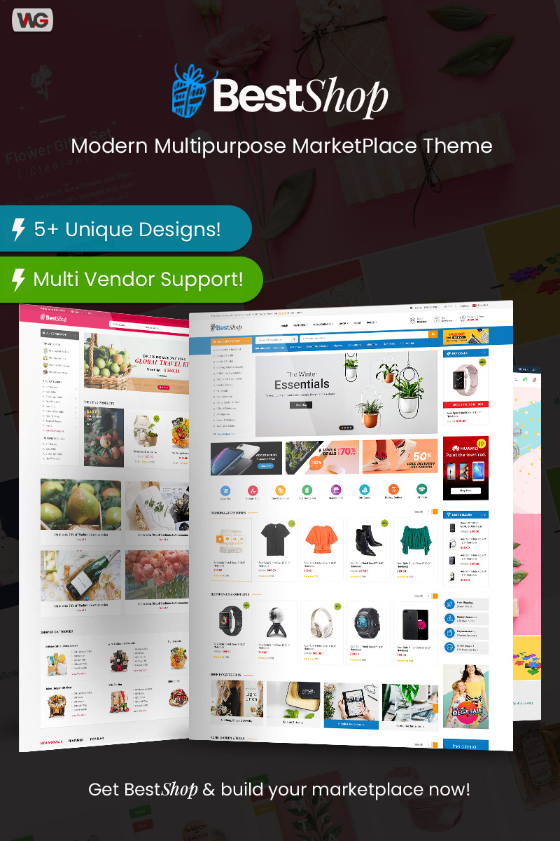 BestShop - Multi Vendor MarketPlace WooCommerce WordPress Theme
