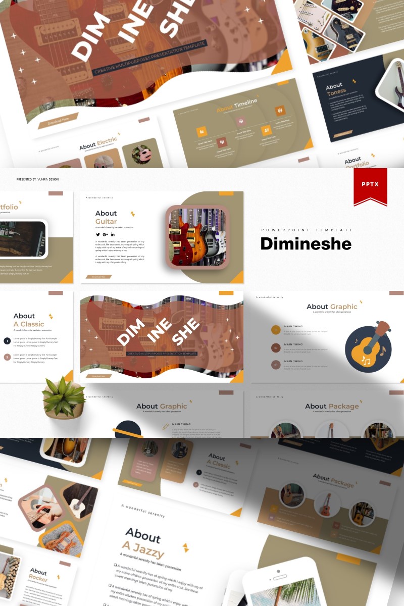 Dimineshe | PowerPoint template