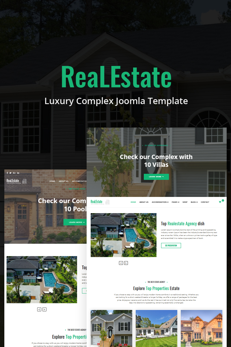 ReaLEstate - Luxury Complex Joomla 5 Template