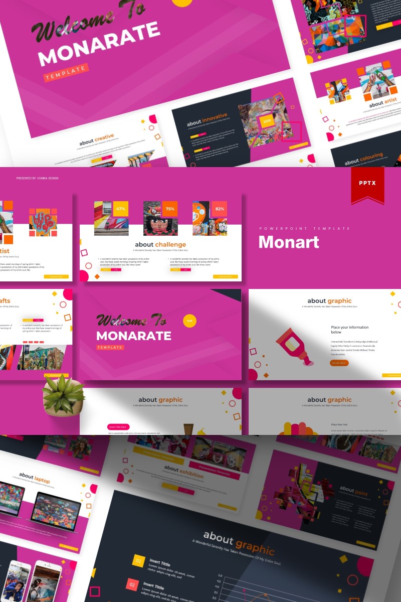 Monart | PowerPoint template