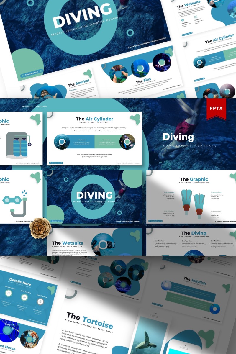 Diving | PowerPoint template