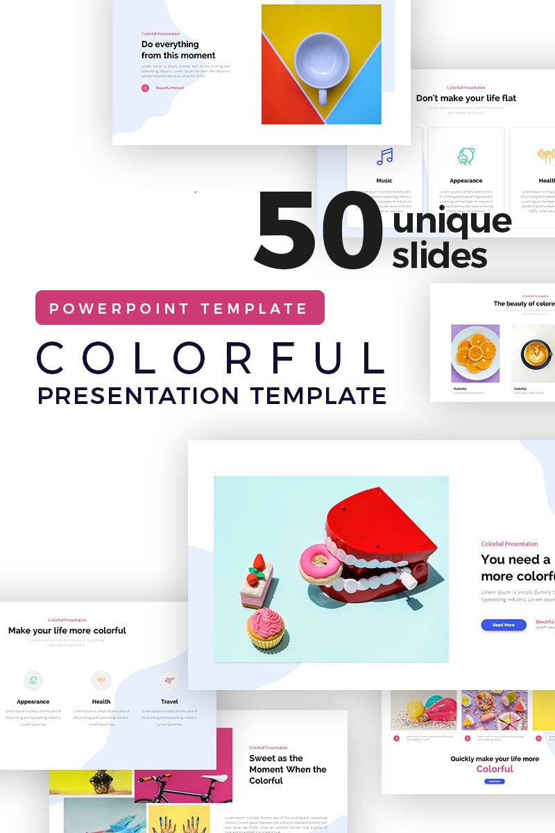 Colorful Presentation PowerPoint template