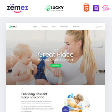 Template Familie Landing Page #86257