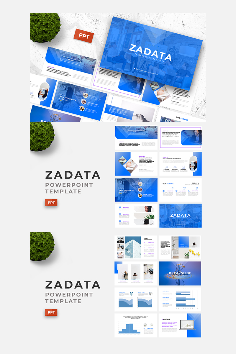 Zadata-Creative Business Presentation PowerPoint template