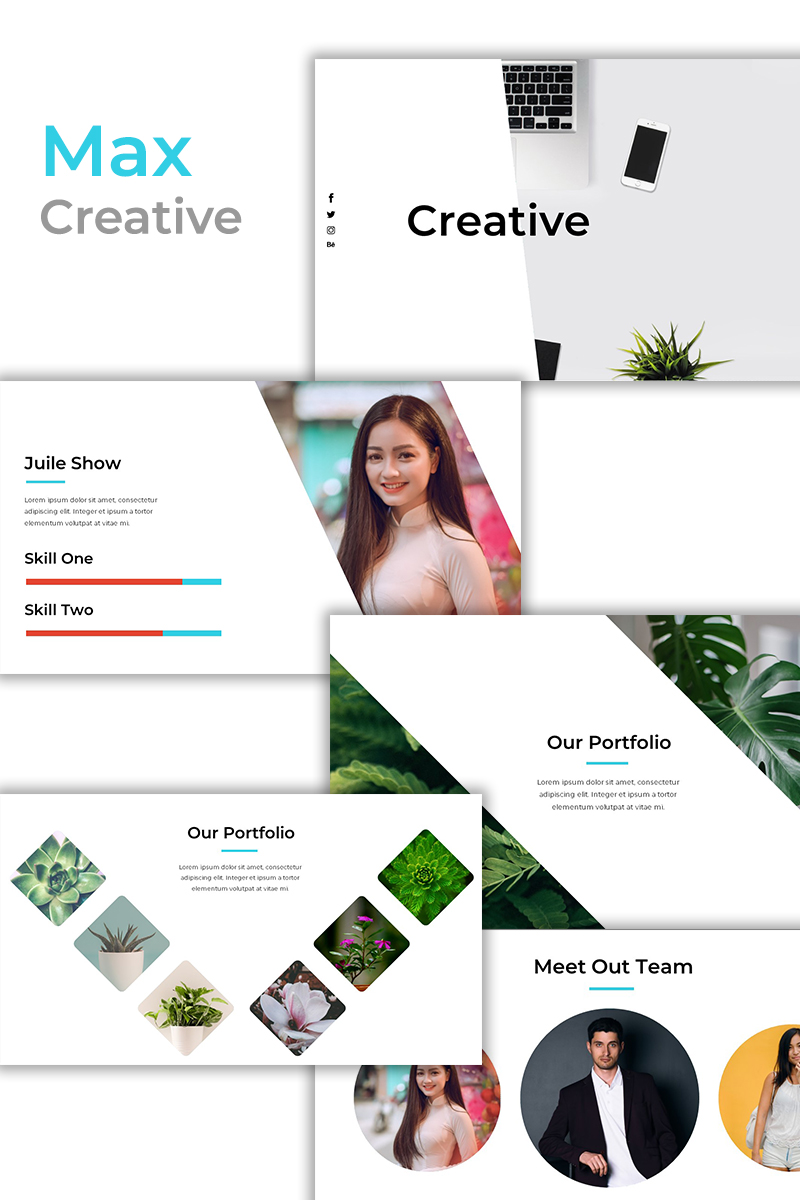 Max Creative PowerPoint template