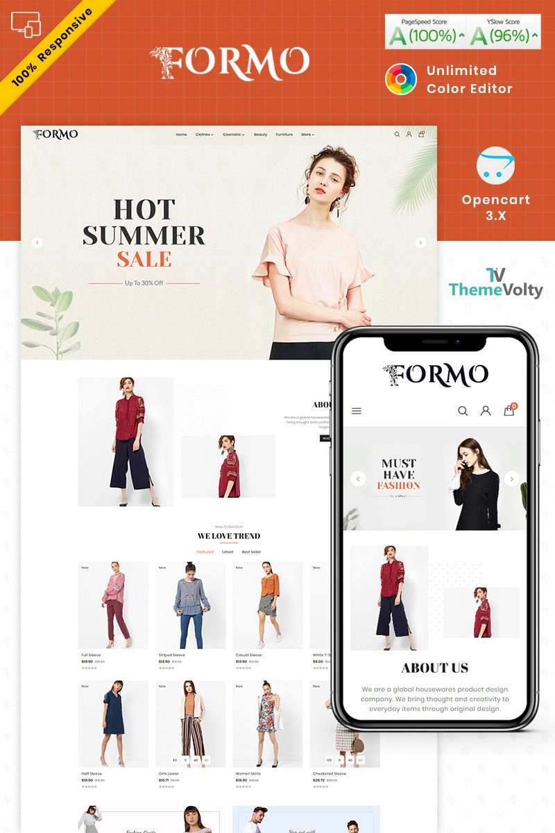 Formo Fashion Store OpenCart Template