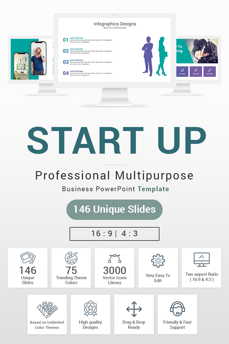 Start up PowerPoint template