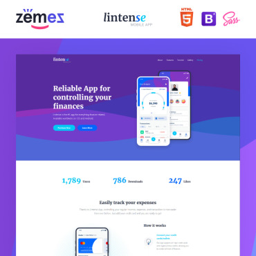 Template Software Landing Page #87644