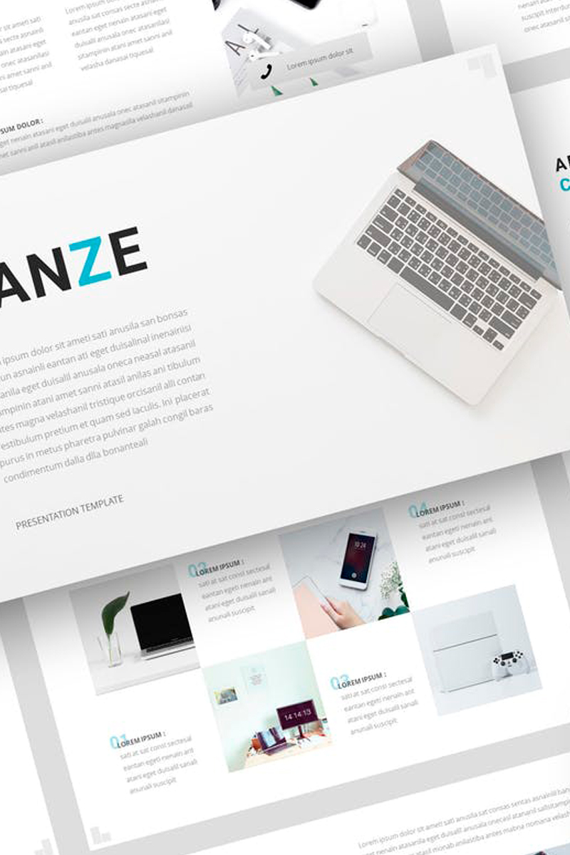 Lanze - Marketing Presentation PowerPoint template